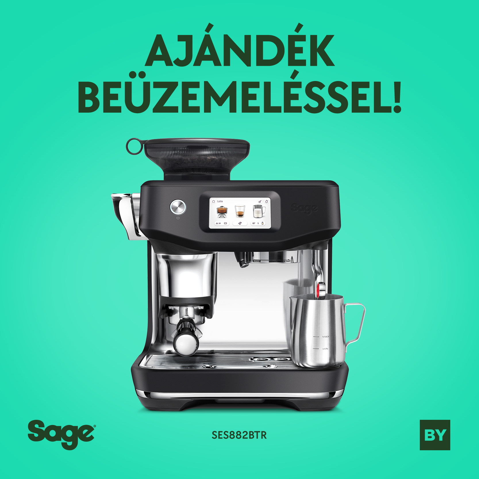 Sage SES882BTR - THE BARISTA TOUCH Impress - Cold Extraction